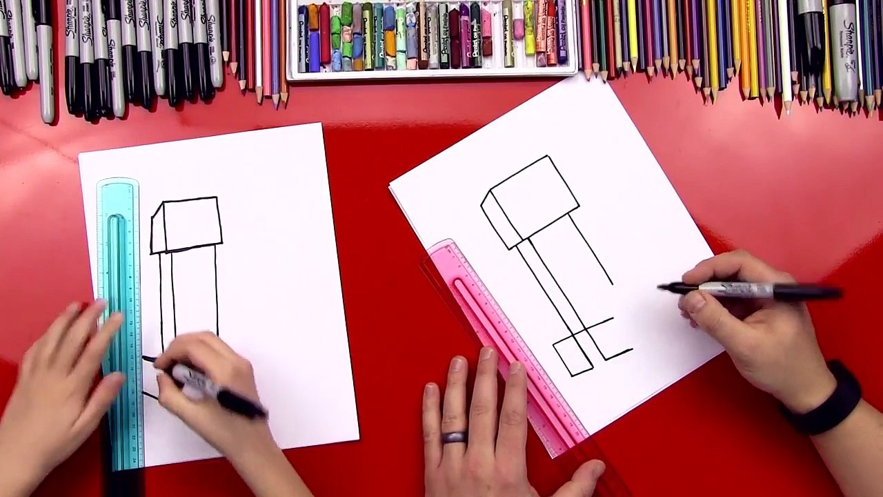 How To Draw A Creeper (New)