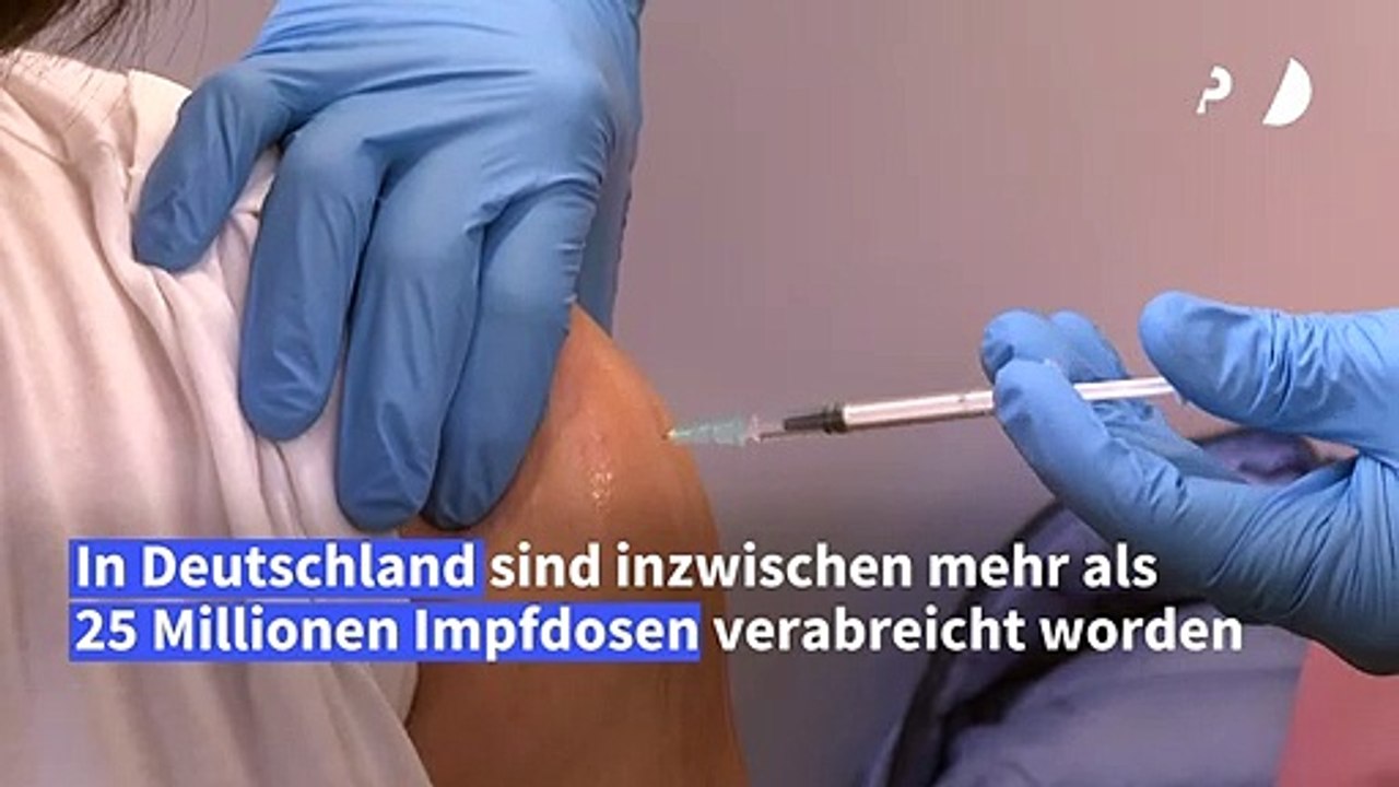 Mehr als 25 Millionen Impfdosen in Deutschland verabreicht
