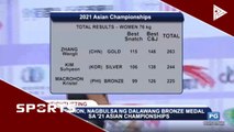 Macrohon, nagbulsa ng dalawang bronze medal sa '21 Asian Championships
