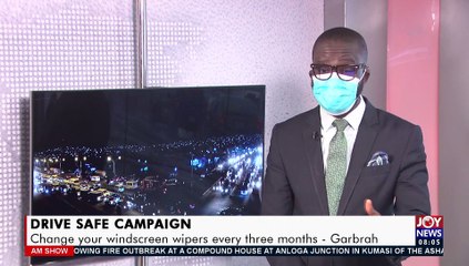 Drive Safe Campaign: Top five things to do on the road when it rains - AM Show on JoyNews (26-4-21)