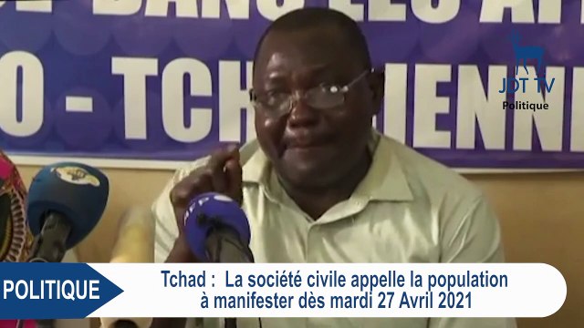 La société civile au Tchad appelle à manifester dès le 27 avril
