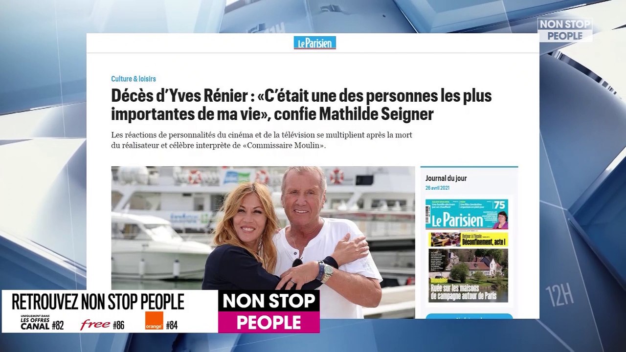 Yves Rénier mort : Mathilde Seigner lui rend un vibrant hommage