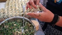 Taiwanese street food-Dumpling Wrappers Making, Handmade Dumplings