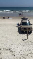 Toy Jeep Tows Full Size Counterpart