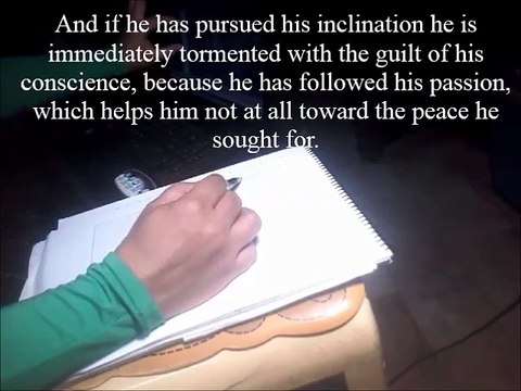 VLOG# 048: THOMAS KEMPIS' MY IMITATION OF CHRIST SKETCH: INORDINATE AFFECTIONS