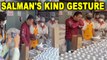 Salman Khan distributes meals to frontline workers