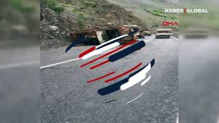 Hakkari'de askeri araç devrildi: 3 asker yaralı