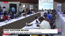 Post Election Review: CODEO holds high level stakeholders workshop - News Desk on JoyNews (26-4-21)