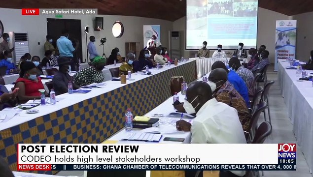 Post Election Review: CODEO holds high level stakeholders workshop - News Desk on JoyNews (26-4-21)