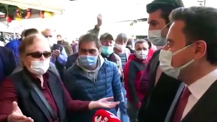 Vatandaştan Ali Babacan’a: "Bu hükümet bizi batırdı"