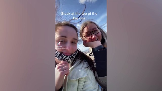 Stranded park goers TikTok from top of broken Blackpool rollercoaster