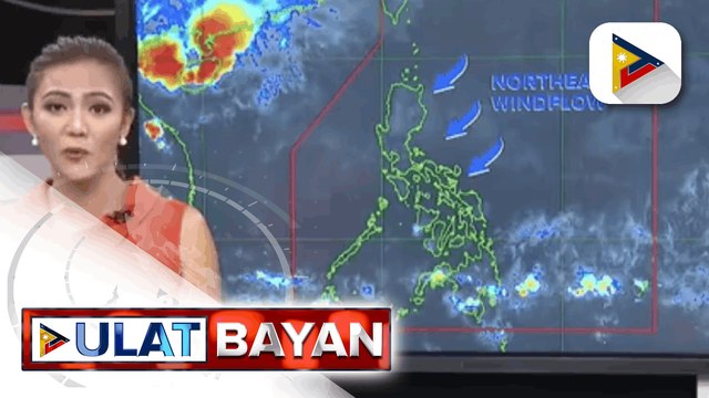 PTV INFOWEATHER: Northeasterly surface windflow, nakaaapekto sa Northern at Central Luzon