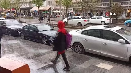 Kırşehir'de 'kırk ikindi' yağışları vatandaşları hazırlıksız yakaladı