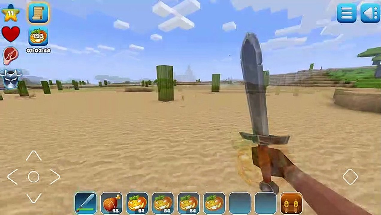 Search for Magical Pumpkins in Survival Mode  RealmCraftCraft 3D Free Game