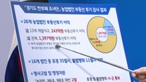[경기] '땅 투기' 농업법인 무더기 적발...축구장 60개 면적 '쪼개기 거래' / YTN