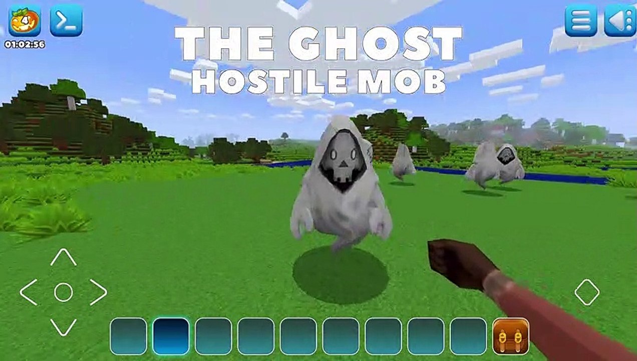  Halloween mobs GHOST in RealmCraft Free Minecraft Style Game #minecraftupdate