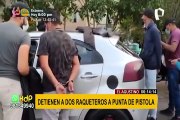 El Agustino: detienen a dos raqueteros que generaban terror a pasajeros de buses públicos