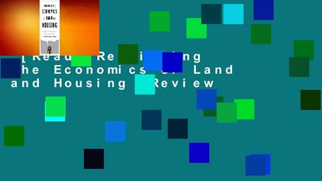 [Read] Rethinking the Economics of Land and Housing  Review