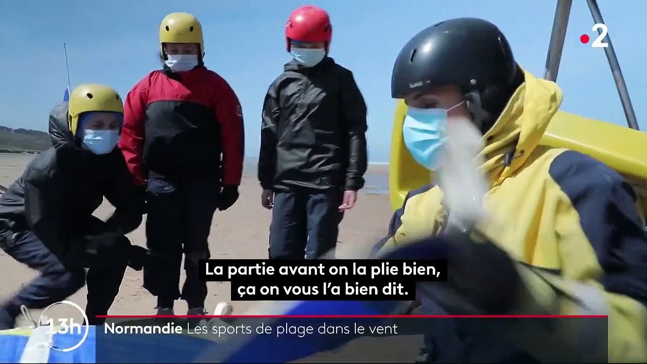 Normandie : pratique des sports de voile sur les plages du débarquement