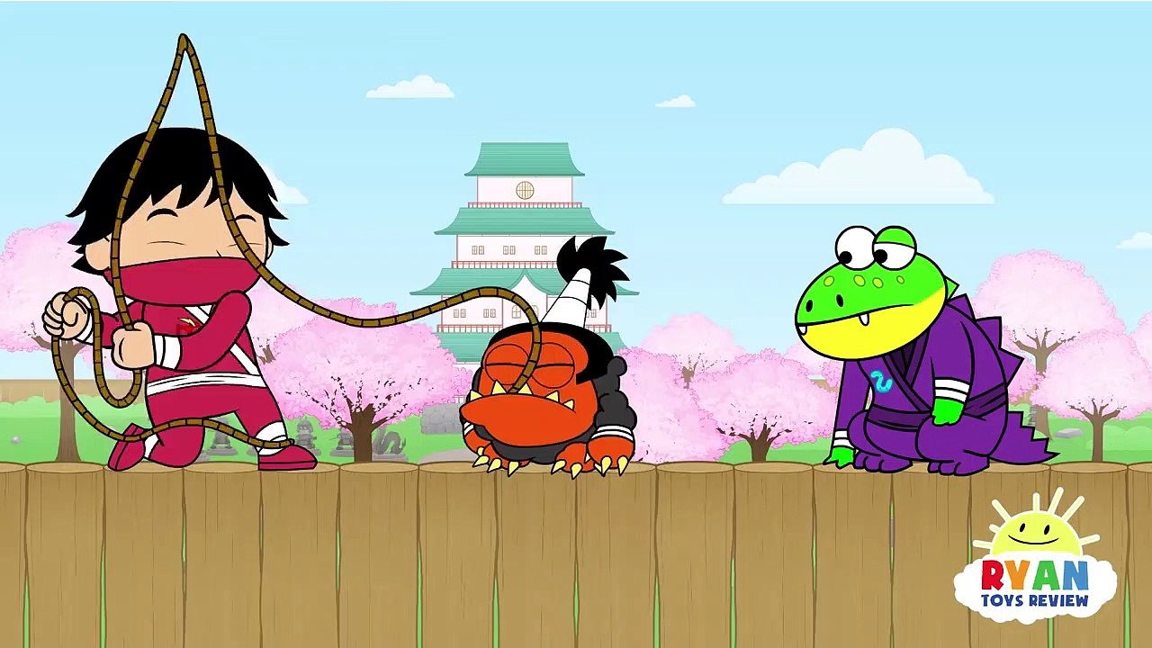 Ryan Ninja Kids Spy Mission |  Cartoon Animation For Children With Ryan Toysreview