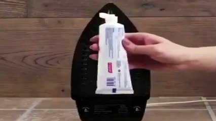 Ütüyü diş macunu ile temizlerseniz!