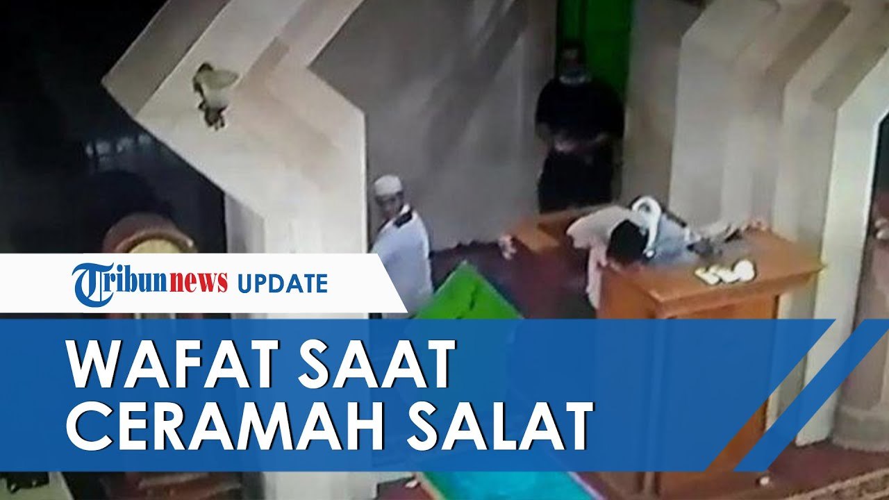 VIDEO Detik-detik Dosen UIN Makassar Muhammad Ruddin Emang Wafat saat Ceramah seusai Salat Zuhur