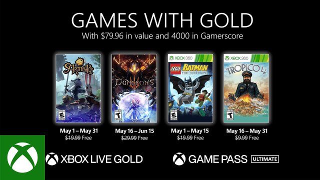 Games With Gold - Juegos Mayo de 2021
