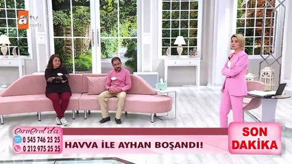 Havva ile Ayhan boşandı!
