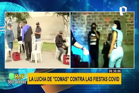¡Adiós fiestas covid! Serenos se camuflan para detener a infractores en Comas