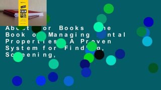 About For Books  The Book on Managing Rental Properties: A Proven System for Finding, Screening,