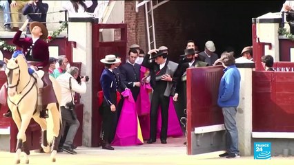 Spanish aficionados return to Madrid bullring for first time since pandemic