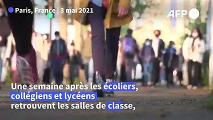 Covid-19: retour en présentiel des collégiens et lycéens
