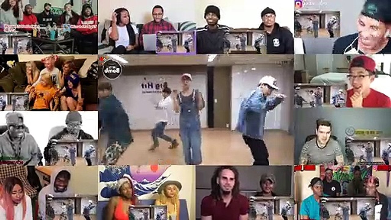 Bts 'Silver Spoon (Baepsae)' Mirrored Dance Practice "Reaction Mashup"