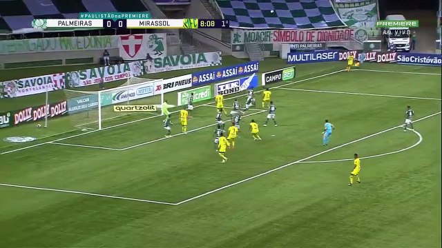 Palmeiras x Mirassol (Campeonato Paulista 2021 8ª rodada) 1° tempo