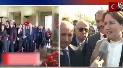 Neden Anıtkabir'desiniz? sorusuna Akşener'den skandal cevap