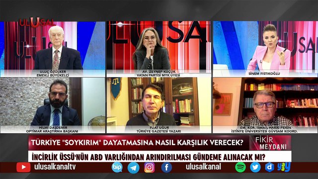 Fikir Meydanı - 26 Nisan 2021 - Sinem Fıstıkoğlu - Zeynep Küçük - Uluç Özülker - Fuat Uğur - İsmail Hakkı Pekin - Hilmi Daşdemir - Ulusal Kanal