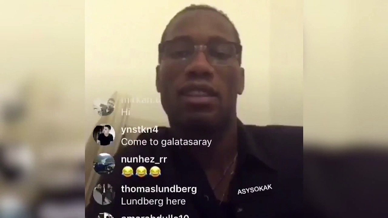 Drogba, yayınında 'Fenerbahçe' yazılmasına bakın nasıl tepki verdi...