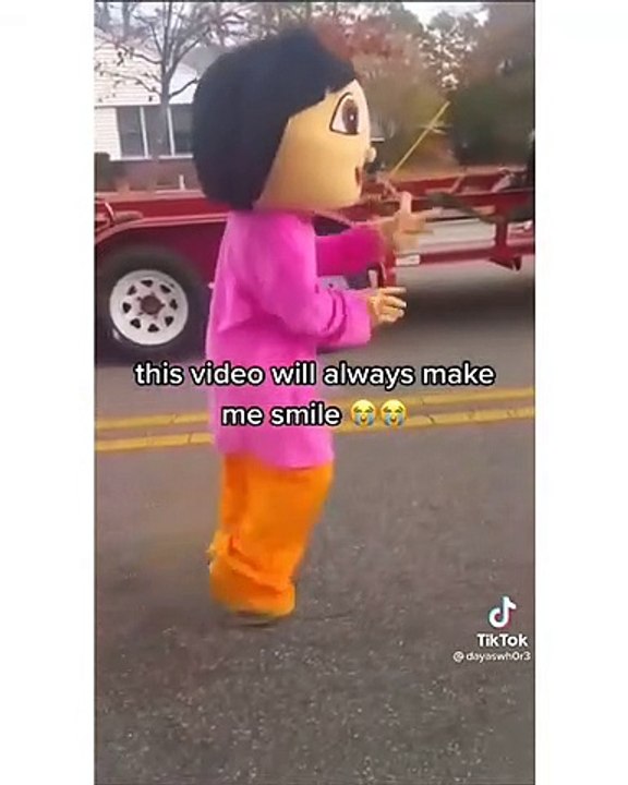 Dora and Panda lost a lot of weight - Funny video