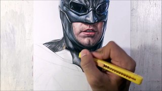 Drawing Batman(Ben Affleck) - Justice League - Woa Art