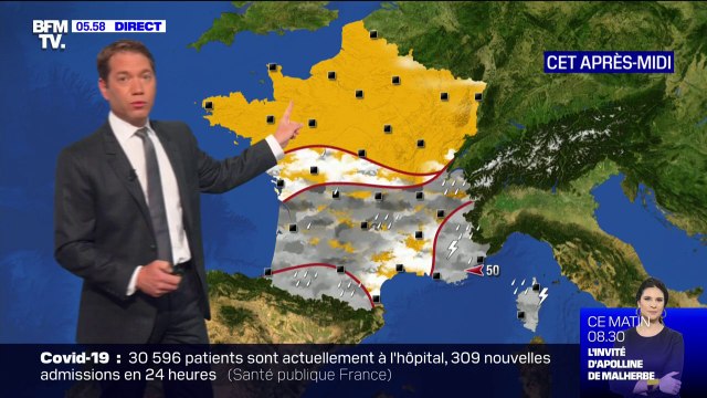 Du soleil au Nord, des nuages et des averses prévus dans le Sud ce mardi