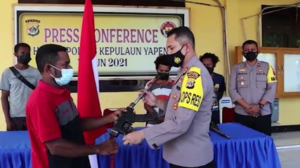 5 Anggota KKB di Yapen Kembali ke Pangkuan NKRI