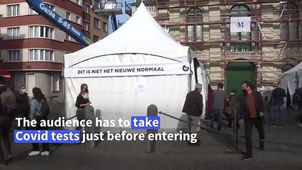 Belgium theatre holds test event to try and reopen amid coronavirus