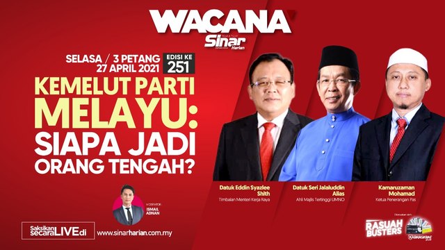 [LIVE] Kemelut Parti Melayu: Siapa jadi orang tengah?