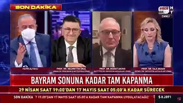 Prof. Dr. Murat Akova'dan tam kapanma yorumu: Çok şükür ki turizm sezonu geliyor, turist gelmese bunları da yapacağımız yok