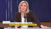 Tribune de militaires dans "Valeurs Actuelles" : "Ils viennent dire qu'il faut appliquer les lois et je partage le constat", affirme Marine Le Pen. "Des hommes politiques ont déjà évoqué ce risque de guerre civile", poursuit-elle