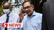 Anwar was called in as a 'witness' over viral audio clip