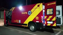 Motorista de ônibus lesiona coluna após passar lombada, no Bairro Santa Cruz