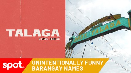 Unintentionally Funny Barangay Names in the Philippines