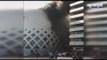 حريق في مبنى من تصميم زها حديد بوسط بيروت