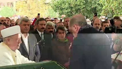 Erdoğan, okul arkadaşını son yolculuğuna uğurladı